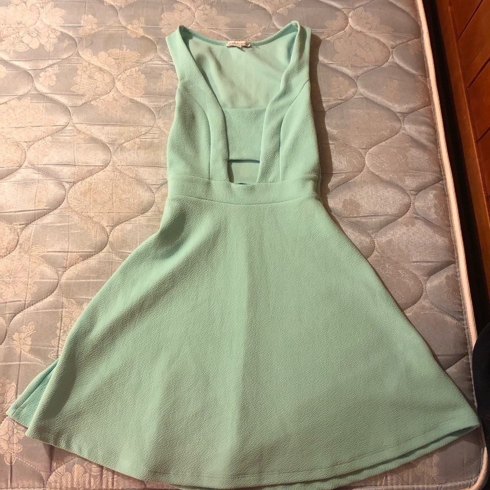 Teal dress